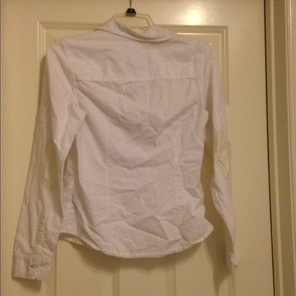 *Tommy girl white button down shirt - Picture 2 of 4